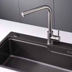 Grifería monomando para Cocina caño extraíble serie MALTA acero S316 - Imagen 2