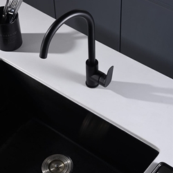 Grifería monomando para Cocina serie BÉLGICA acabado negro mate - Imagen 1