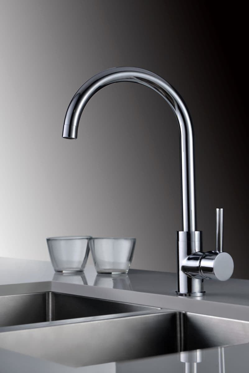 Grifería monomando para Cocina serie LYON acabado cromo - Imagen 1