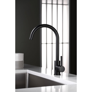 Grifería monomando para Cocina serie LYON acabado negro mate - Imagen 2