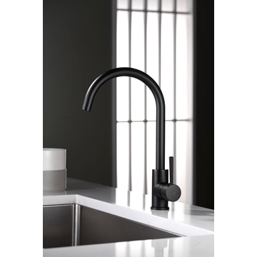 Grifería monomando para Cocina serie LYON acabado negro mate - Imagen 2