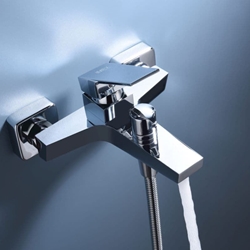 Griferia para baño / ducha monomando serie ART acabado cromo - Imagen 2