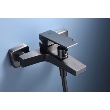 Griferia para baño / ducha monomando serie ART acabado negro-gun metal - Imagen 2