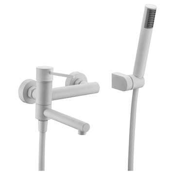 Griferia para baño / ducha monomando serie MILOS acabado blanco mate - Imagen 2