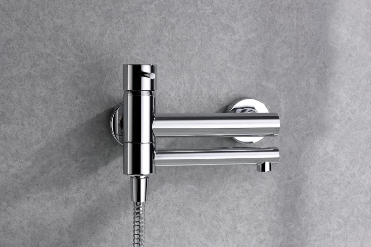 Griferia para baño / ducha monomando serie MILOS acabado cromo - Imagen 2