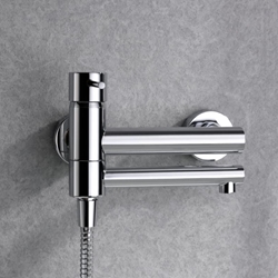 Griferia para baño / ducha monomando serie MILOS acabado cromo - Imagen 2