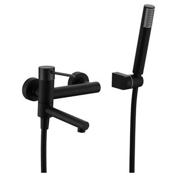 Griferia para baño / ducha monomando serie MILOS acabado negro mate - Imagen 2