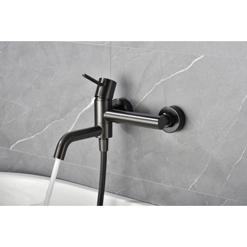 Griferia para baño / ducha monomando serie MONZA acabado negro gun metal - Imagen 2