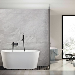 Griferia para baño / ducha monomando serie MONZA acabado negro mate - Imagen 1