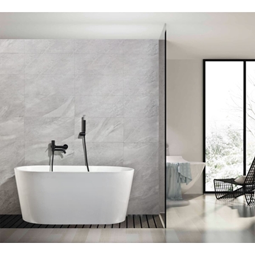 Griferia para baño / ducha monomando serie MONZA acabado negro mate - Imagen 1