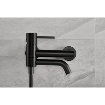 Griferia para baño / ducha monomando serie MONZA acabado negro mate - Imagen 2