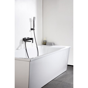 Griferia para baño / ducha monomando serie PISA acabado negro gun metal - Imagen 1