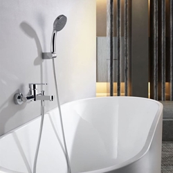 Griferia para baño / ducha monomando serie ROMA acabado cromo - Imagen 1