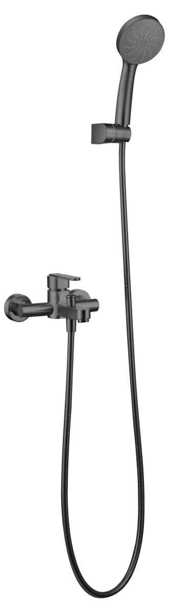 Griferia para baño / ducha monomando serie ROMA acabado negro mate - Imagen 2