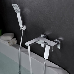 Griferia para baño / ducha monomando serie VALENCIA acabado cromo - Imagen 1