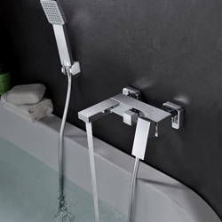 Griferia para baño / ducha monomando serie VALENCIA acabado cromo - Imagen 2