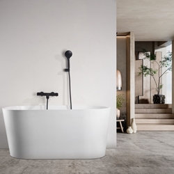 Griferia para baño / ducha Termostática serie ECO-KENT acabado negro mate - Imagen 1