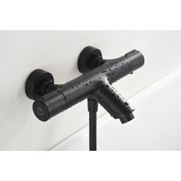 Griferia para baño / ducha Termostática serie ECO-KENT acabado negro mate - Imagen 2