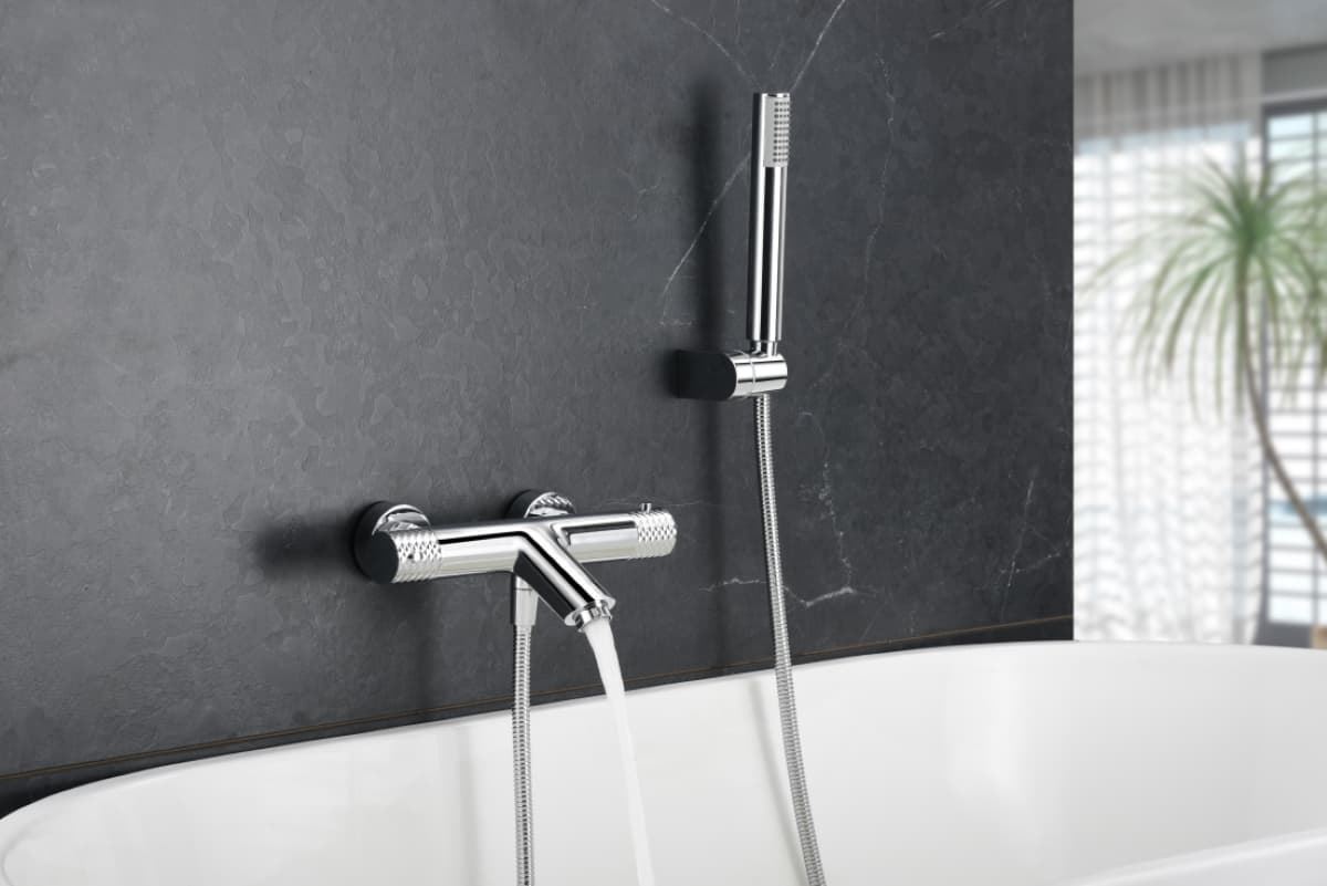 Griferia para baño / ducha Termostática serie GENOVA acabado cromo - Imagen 1