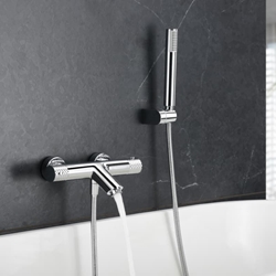 Griferia para baño / ducha Termostática serie GENOVA acabado cromo - Imagen 1