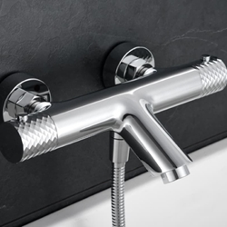 Griferia para baño / ducha Termostática serie GENOVA acabado cromo - Imagen 2