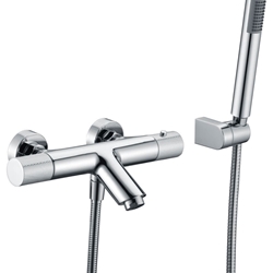 Griferia para baño / ducha Termostática serie LINE acabado cromo - Imagen 2