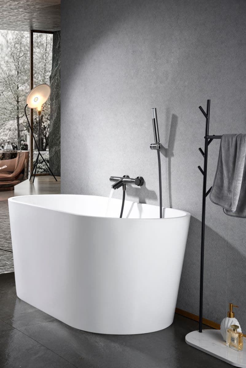 Griferia para baño / ducha termostatica serie MONZA acabado black gun metal - Imagen 1