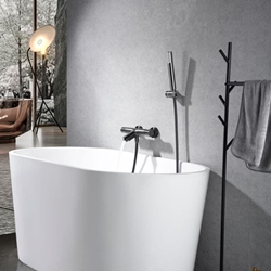 Griferia para baño / ducha termostatica serie MONZA acabado negro gun metal - Imagen 1