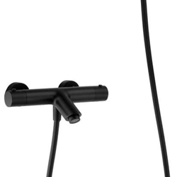 Griferia para baño / ducha termostatica serie MONZA acabado negro mate - Imagen 2