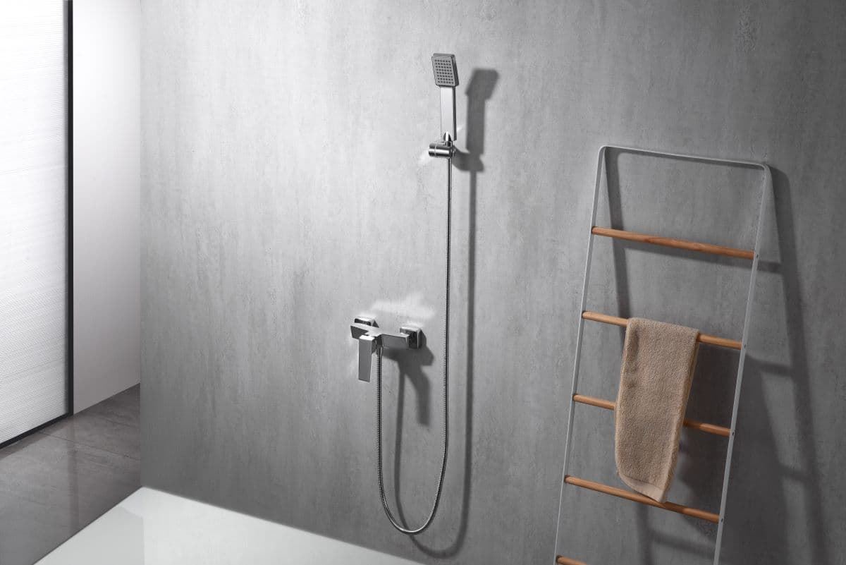 Griferia para ducha monomando serie ART acabado cromo - Imagen 1