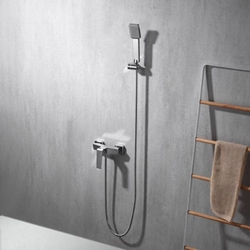 Griferia para ducha monomando serie ART acabado cromo - Imagen 1