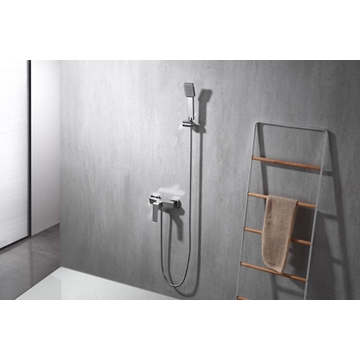 Griferia para ducha monomando serie ART acabado cromo - Imagen 1