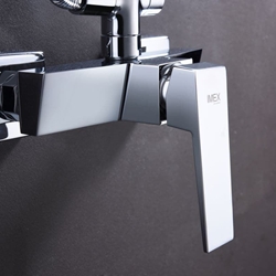 Griferia para ducha monomando serie ART acabado cromo - Imagen 2