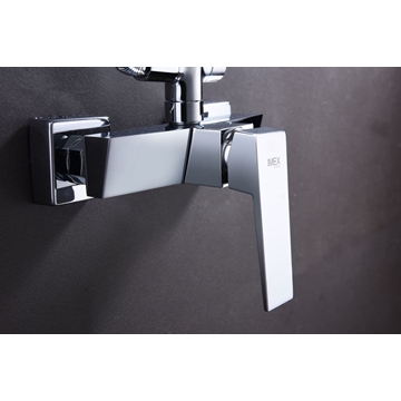 Griferia para ducha monomando serie ART acabado cromo - Imagen 2