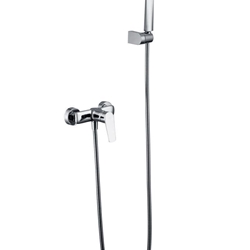 Griferia para ducha monomando serie BELGICA acabado cromo - Imagen 1