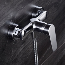 Griferia para ducha monomando serie BELGICA acabado cromo - Imagen 2