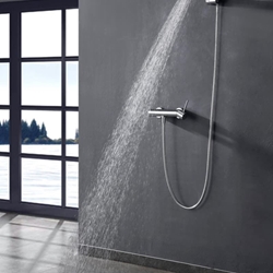 Griferia para ducha monomando serie MONZA acabado cromo - Imagen 1