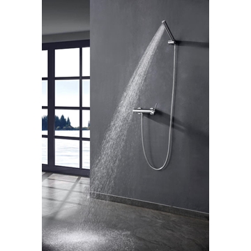 Griferia para ducha monomando serie MONZA acabado cromo - Imagen 1