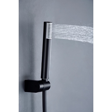 Griferia para ducha monomando serie MONZA acabado negro mate - Imagen 2