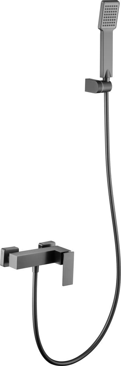 Griferia para ducha monomando serie PISA acabado negro gun metal - Imagen 4