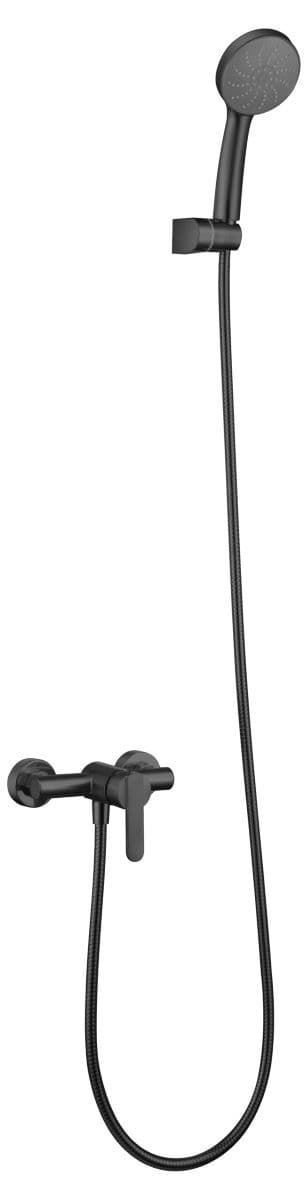 Griferia para ducha monomando serie ROMA acabado negro mate - Imagen 2