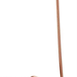 Griferia para ducha monomando serie ROMA acabado oro rosa cepillado - Imagen 2