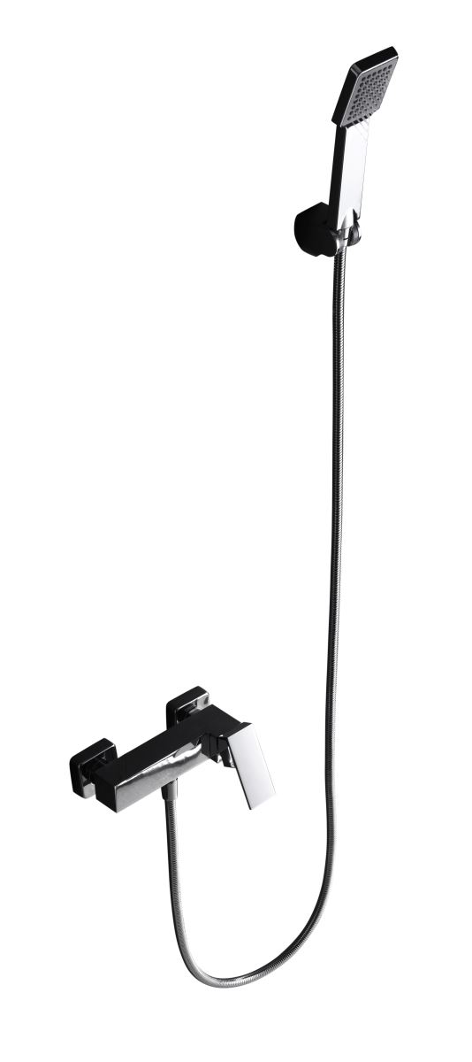 Griferia para ducha monomando serie VALENCIA acabado cromo - Imagen 2