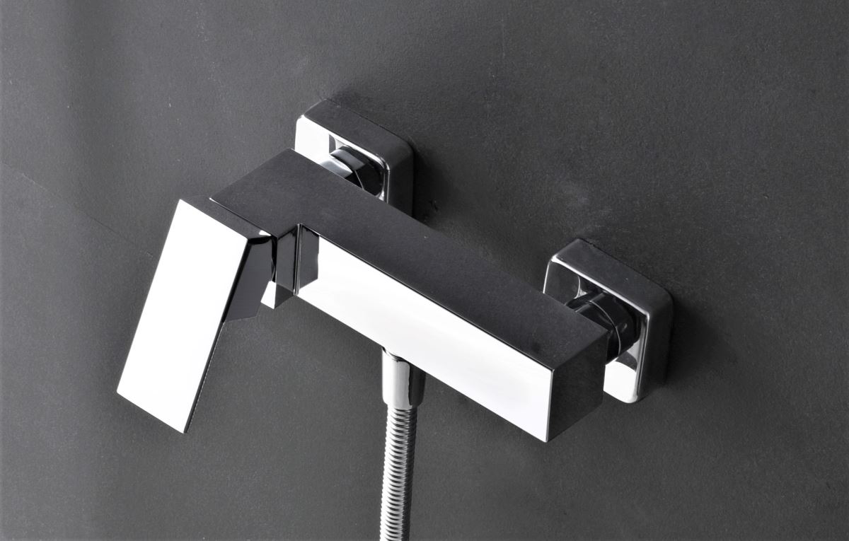 Griferia para ducha monomando serie VALENCIA acabado cromo - Imagen 3