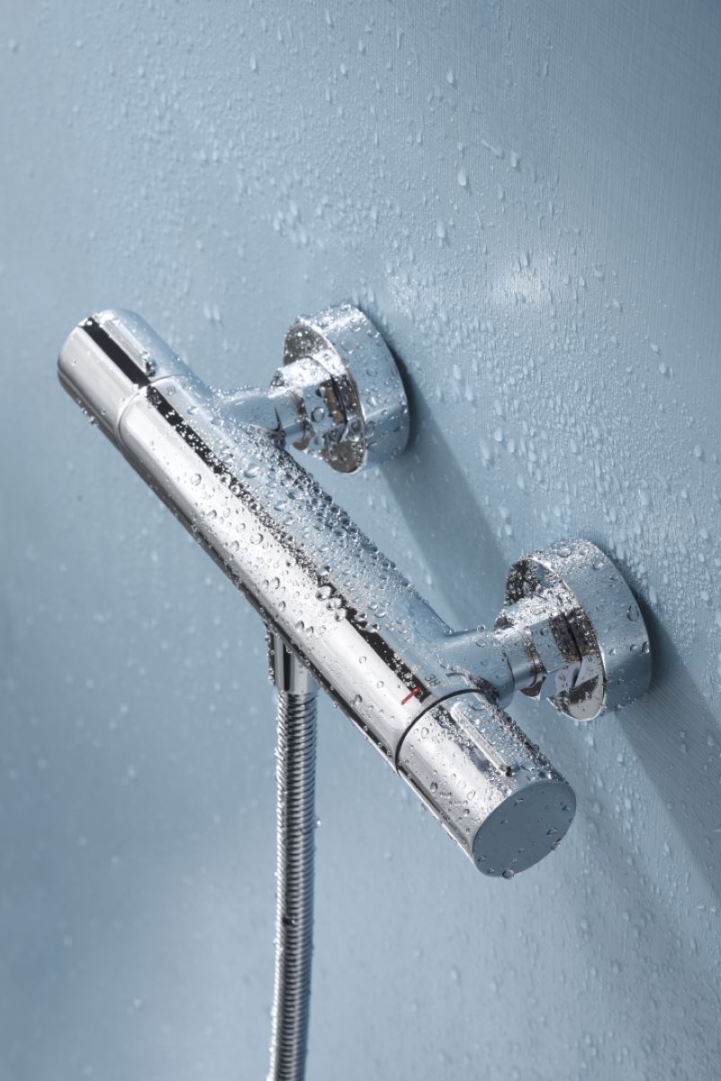 Griferia para ducha Termostática serie ECO-KENT acabado cromo - Imagen 2