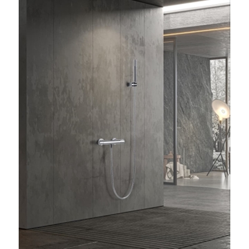 Griferia para ducha Termostática serie GENOVA acabado cromo - Imagen 1