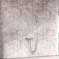 Griferia para ducha Termostática serie MONZA acabado cromo - Imagen 1