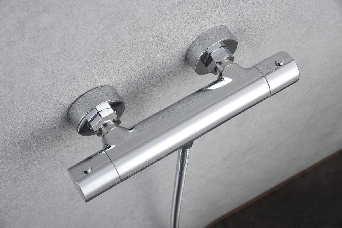 Griferia para ducha Termostática serie MONZA acabado cromo - Imagen 2