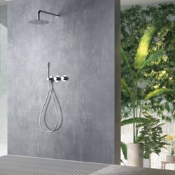 Griferia termostatica empotrada serie ASSEN acabado cromo - Imagen 1