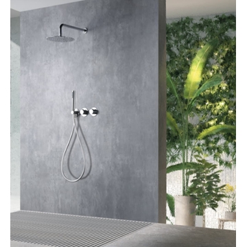 Griferia termostatica empotrada serie ASSEN acabado cromo - Imagen 1